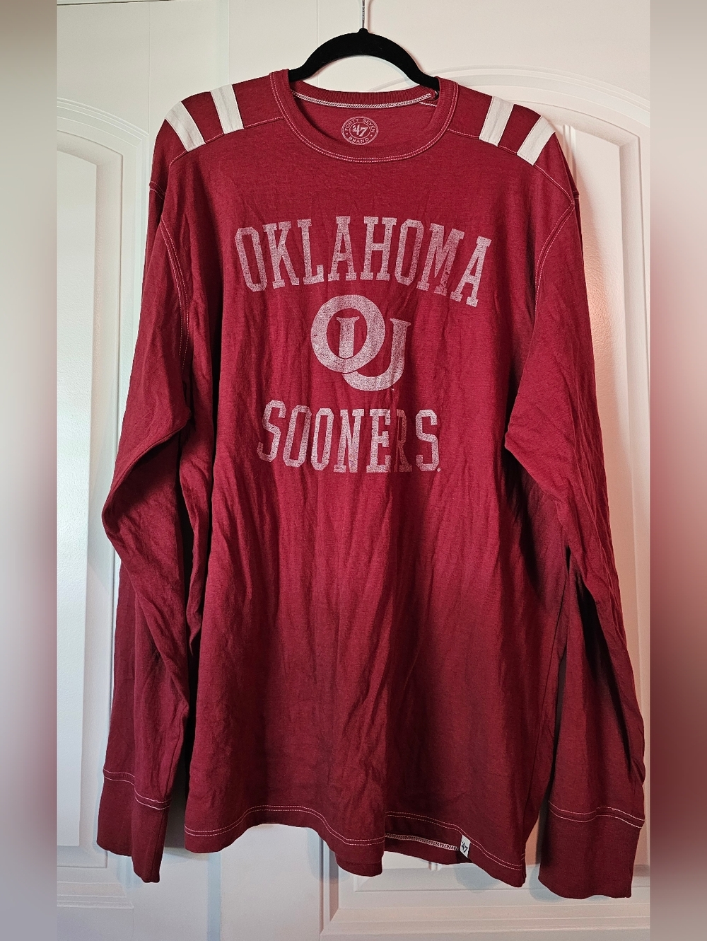 '47 Brand Vintage Style OU Oklahoma Sooners Shirt XXL